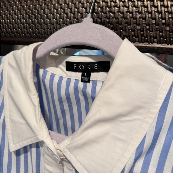 Striped Oxford Maxi Dress - Picture 4 of 7